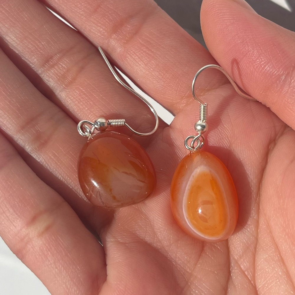 Carnelian earrings